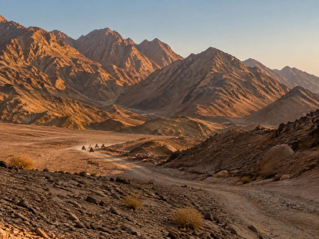 Symbolbild: Quad-Ausflug in der Wüste bei Hurghada. Die konkrete Route wird vorab abgestimmt.